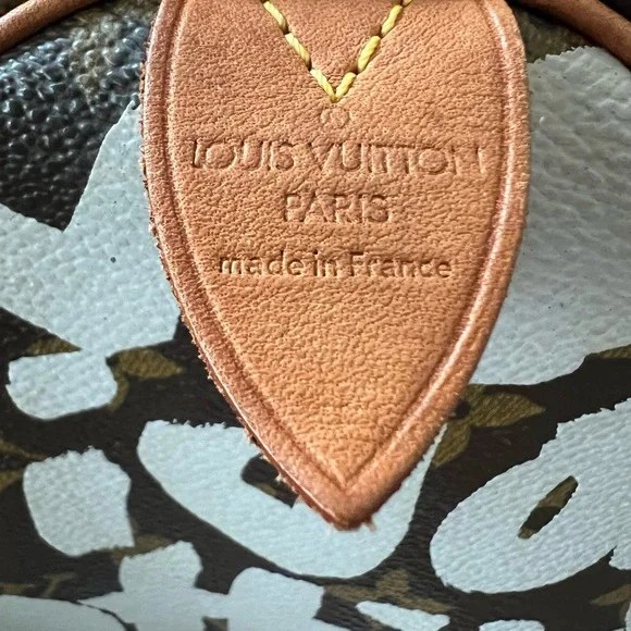 Louis Vuitton GRAFFITI SPEEDY 30 Purse Stephen SPROUSE Top Handle Bag Monogram - Picture 8 of 14